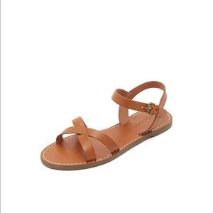Madewell Crisscross Sandals in Leather